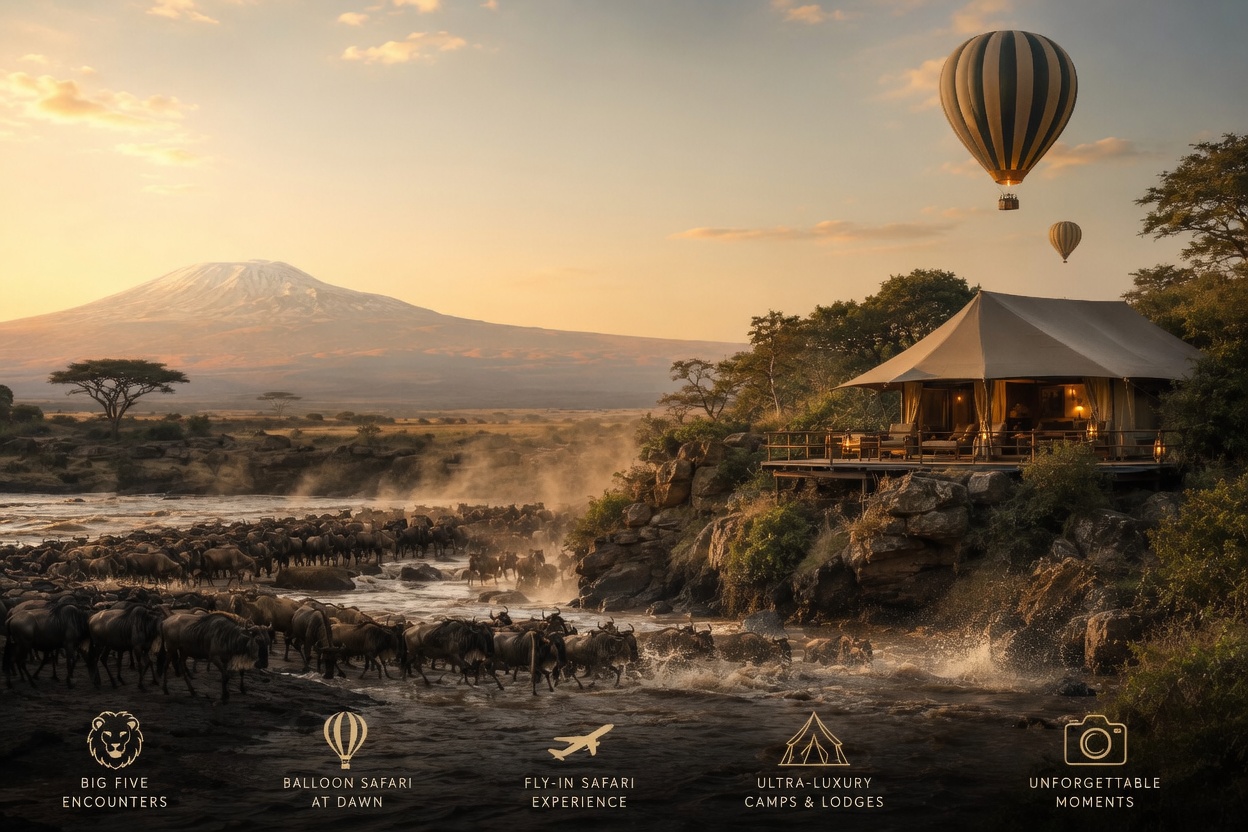 7-Day Luxury Great Migration Safari: Serengeti & Maasai Mara